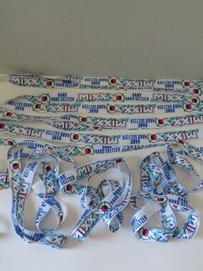 Multi Colored Bang Mixx Hard Seltzer 18" ID Card lanyard For marathons Lot Of 9